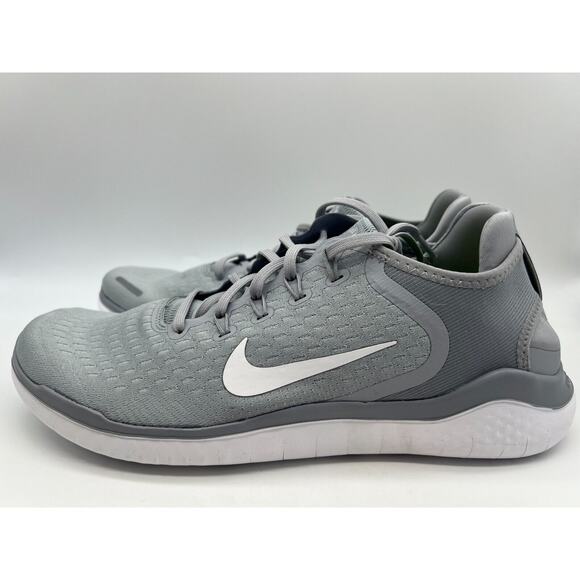 Nike Free RN 2018 Wolf Grey Running Shoes 942836-003 Men's Size 11.5 - Picture 2 of 12